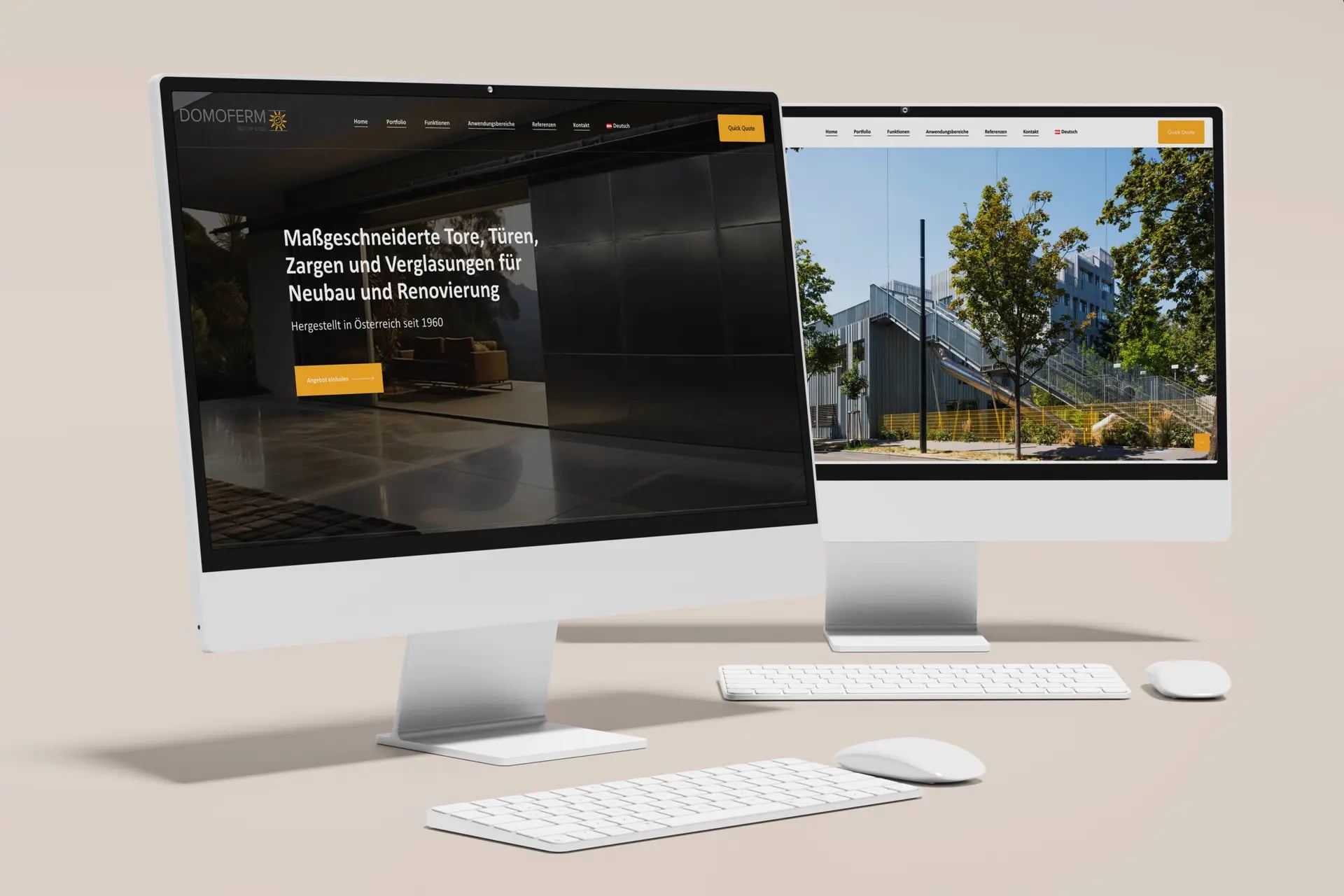 Domoferm - B2B Digitalstrategie - Projektbild