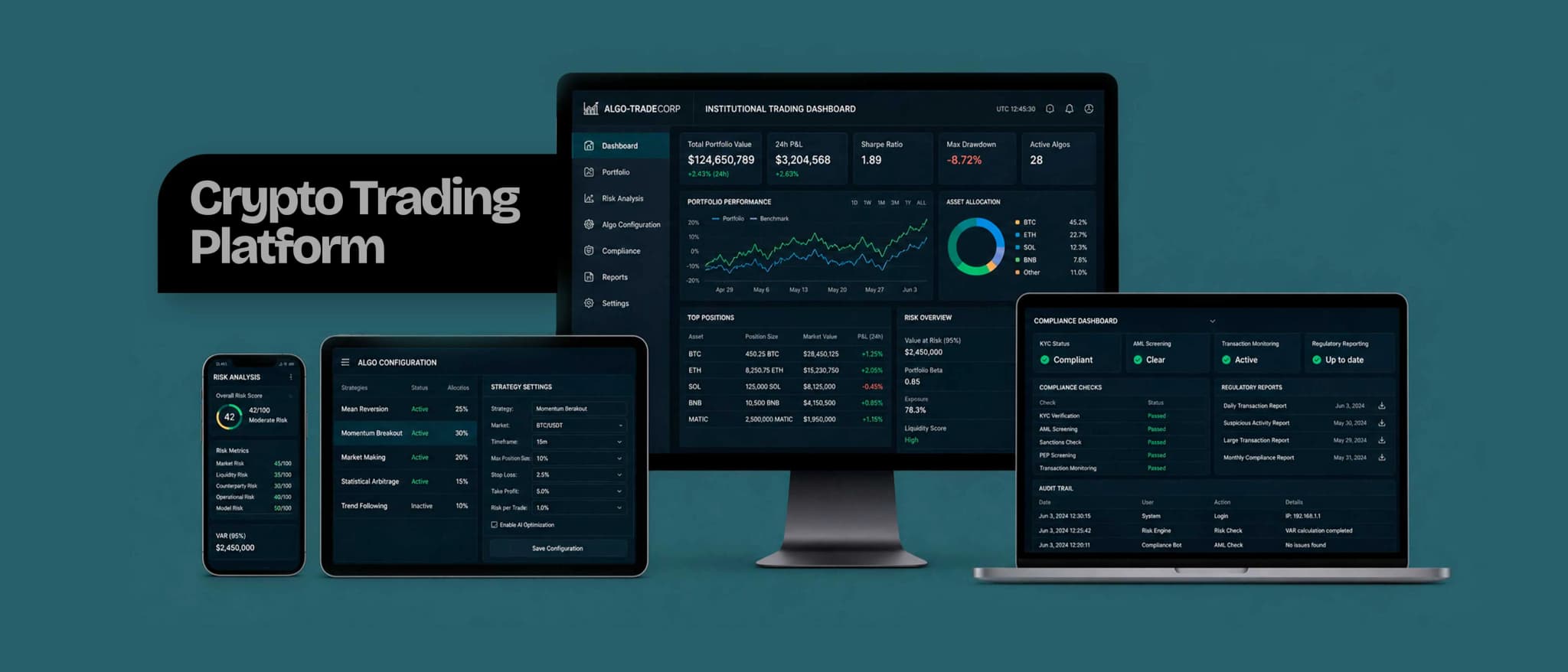 Crypto Trading Platform โ Projektreferenz von GoldenWing