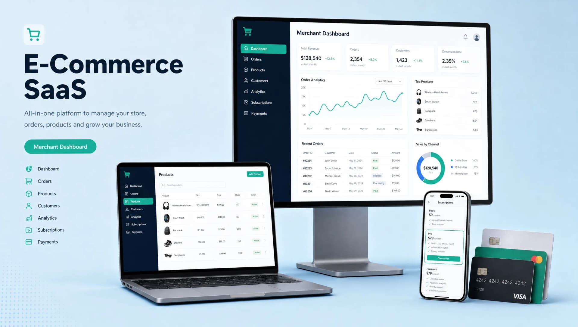 E-commerce project by GoldenWing Creative Studios