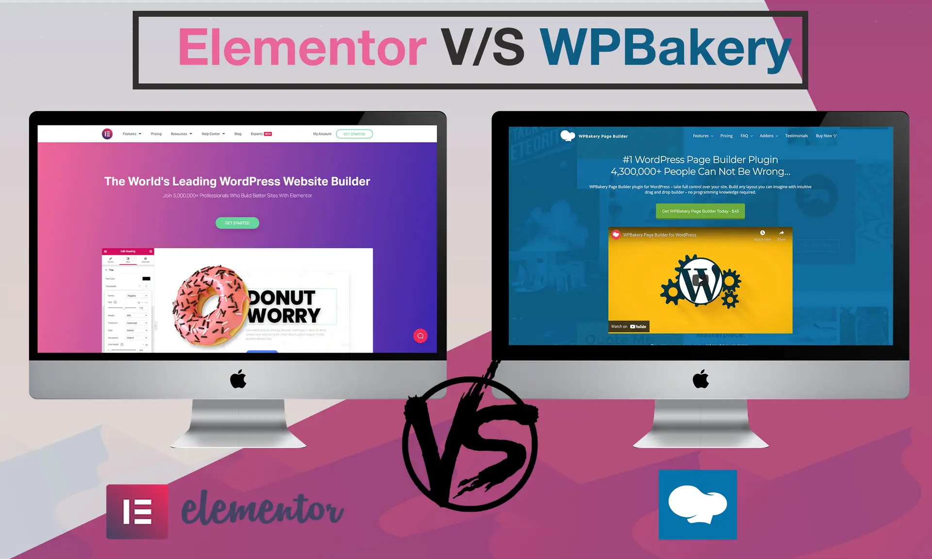 Elementor vs WPBakery